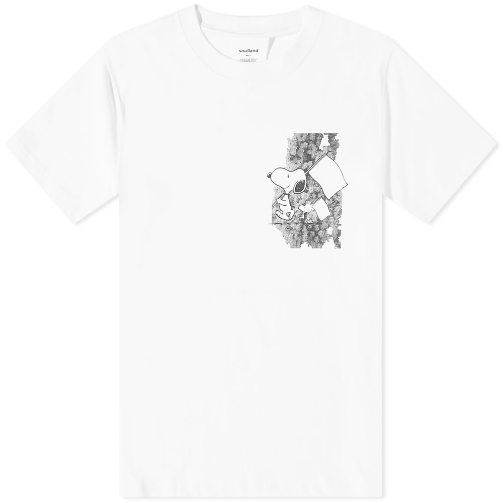 Soulland x Peanuts Snoopy Flower Tee 