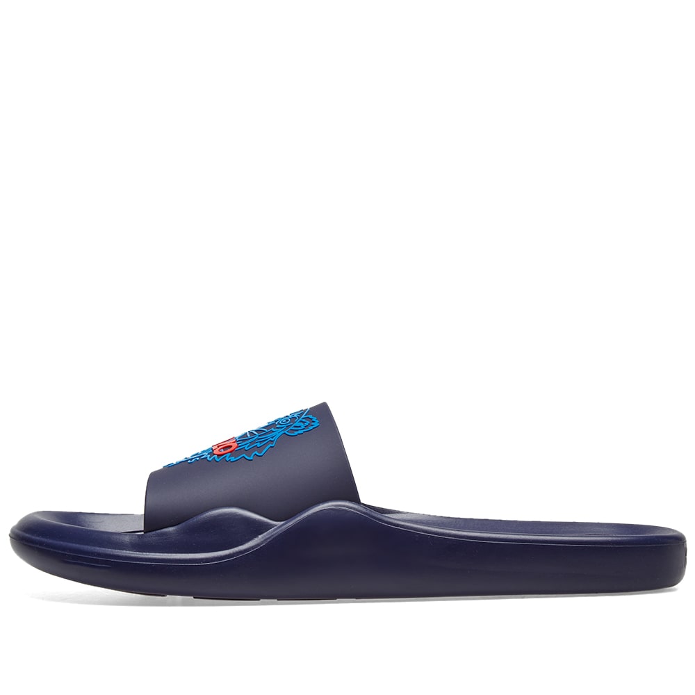 Details about / Kenzo Ladies Tiger Rubber Pool Slides In Black