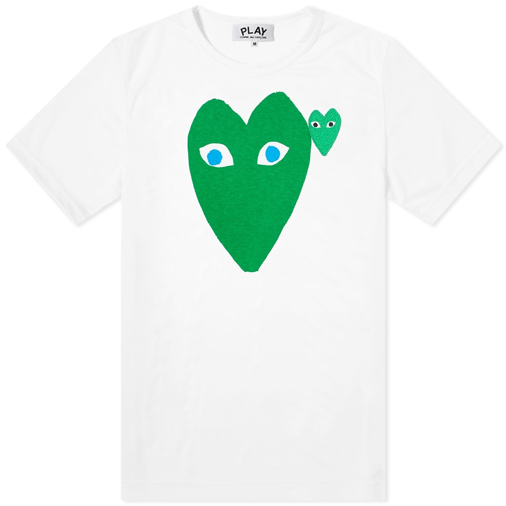 Green and white comme des garcons clearance