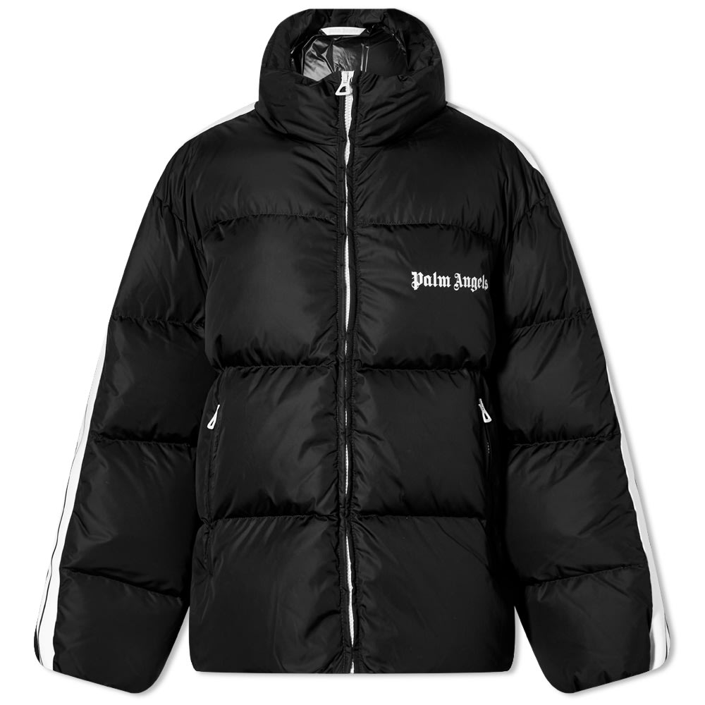 Palm Angels Track Down Jacket Black & White END.