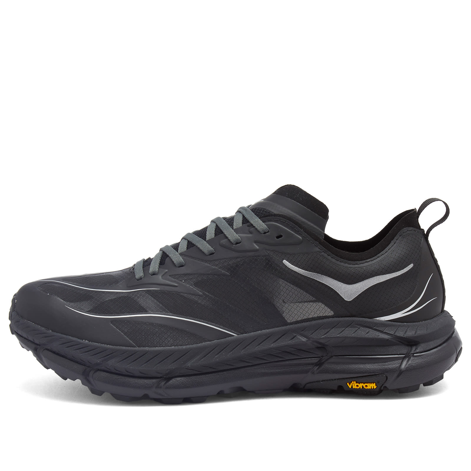 HOKA ONE ONE U Mafate Speed 4 Lite Sneaker Black/Outer Orbit