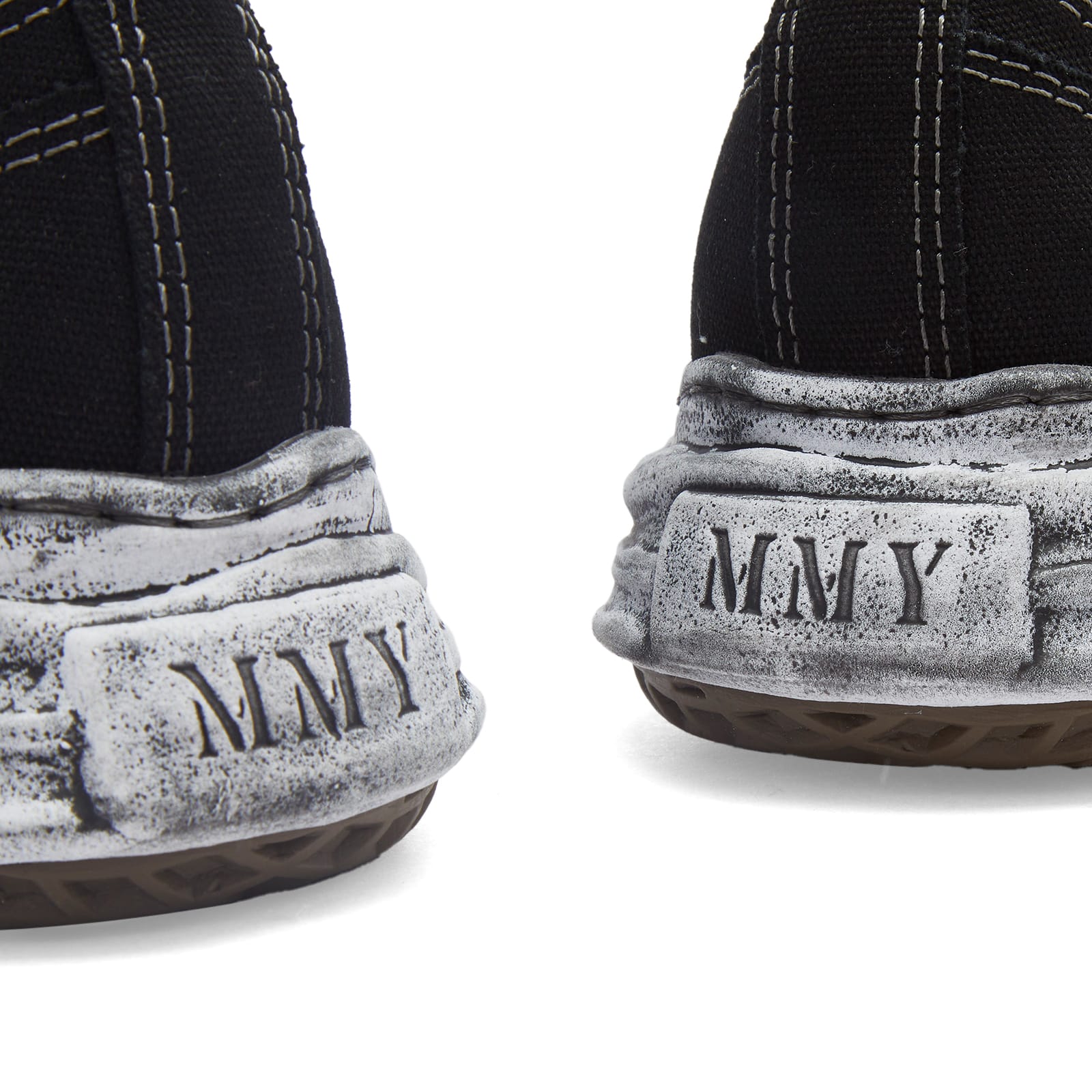 Maison MIHARA YASUHIRO Hank Original Sole Canvas Sneaker Black 