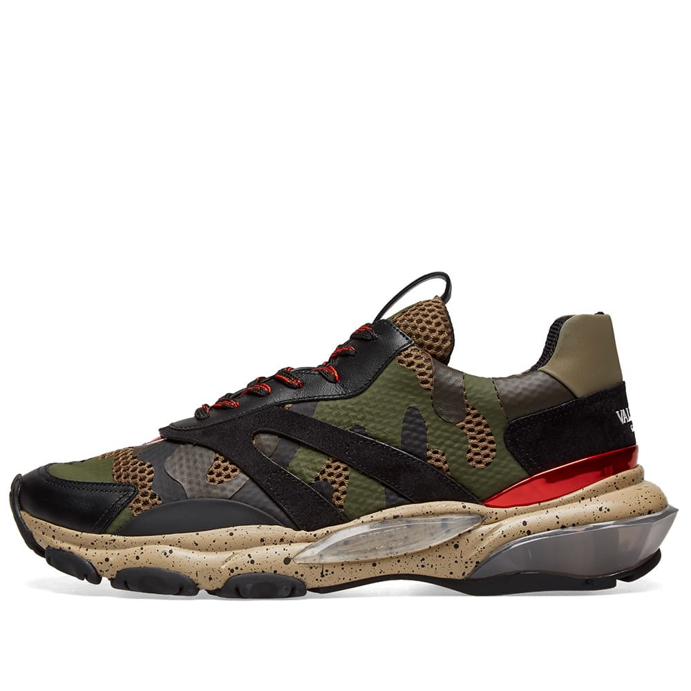 Valentino camo bounce sneakers clearance