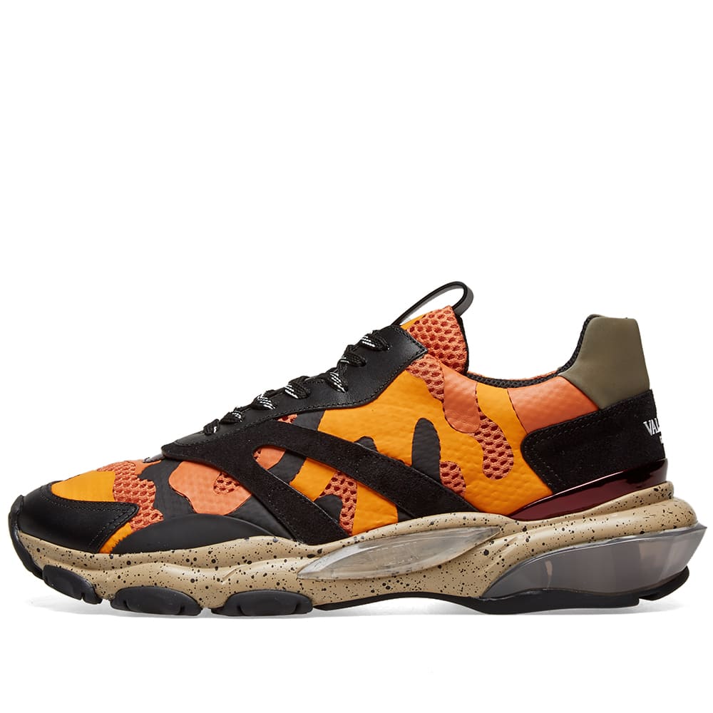 VALENTINO Valentino Camo Overlayed Bounce Sneaker,S0B05AXT-25H25