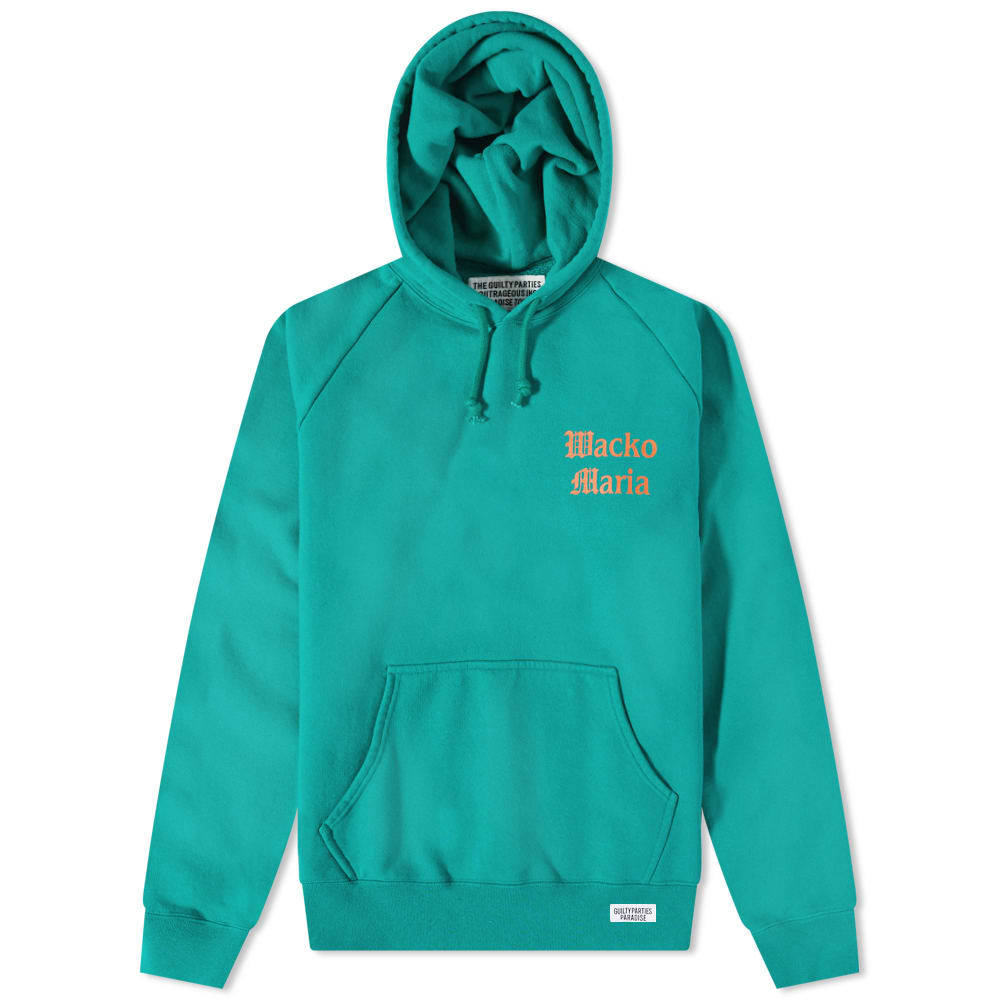 【WACKO MARIA】HEAVYWEIGHT PULLOVER HOODED SWEATSHIRT/TYPE-3 Wacko Maria Mens Washed Heavyweight Pullover Hoodie (Type-3