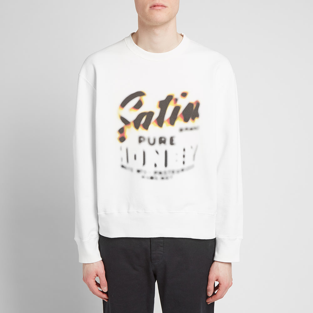 Our Legacy Honey Print Patch Sweatshirt - white