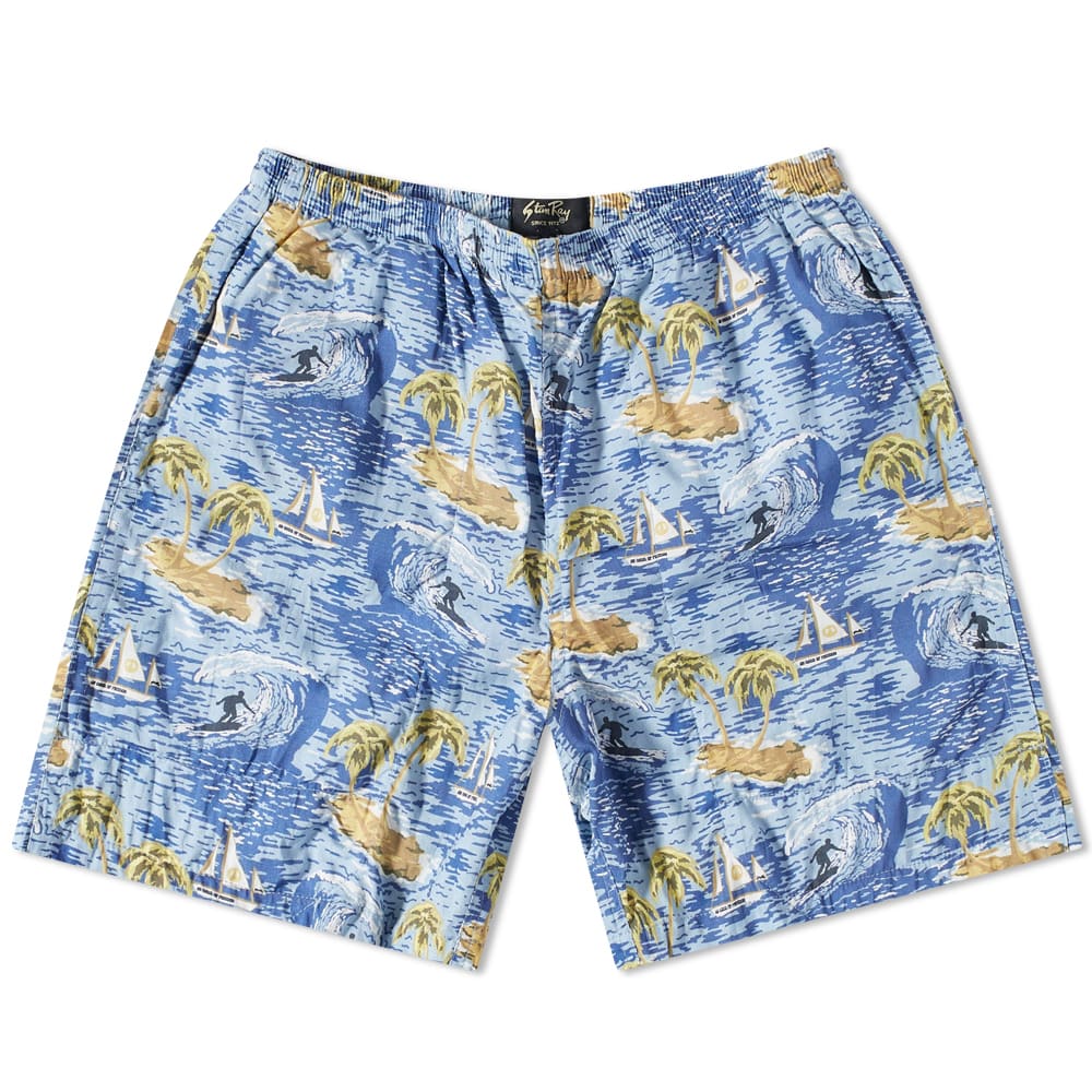 Stan Ray Volley Swim Shorts Blue Hawaii END.