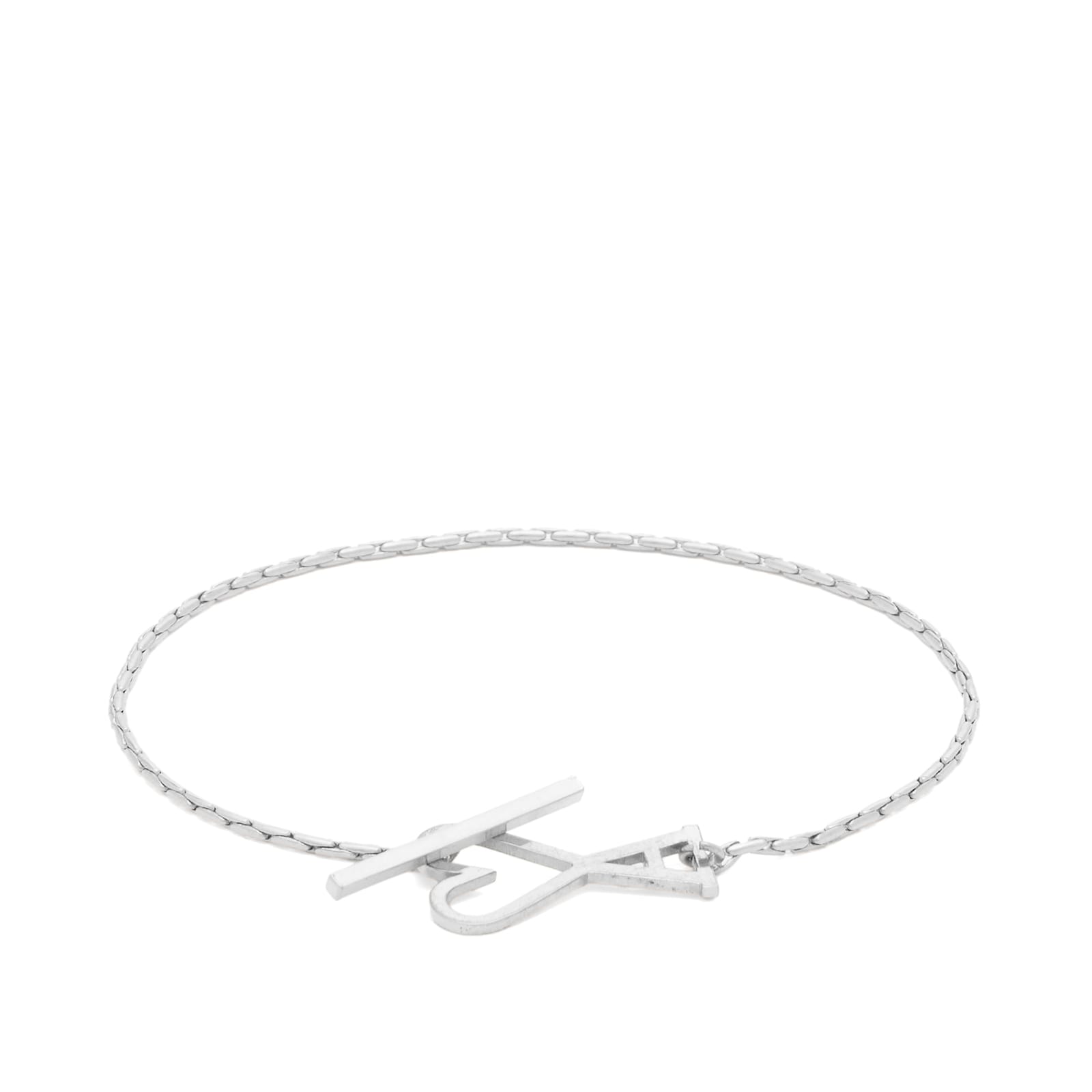 Ami adc chain bracelet silver end 