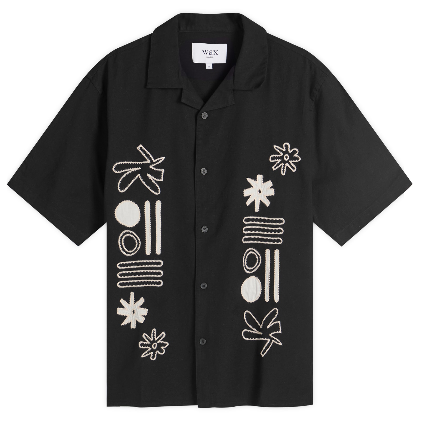 『Wax London』 ディーン T シャツ WI00-TEE-DEA-APF Wax London Men's Dean T-Shirt Black - Curated Menswear