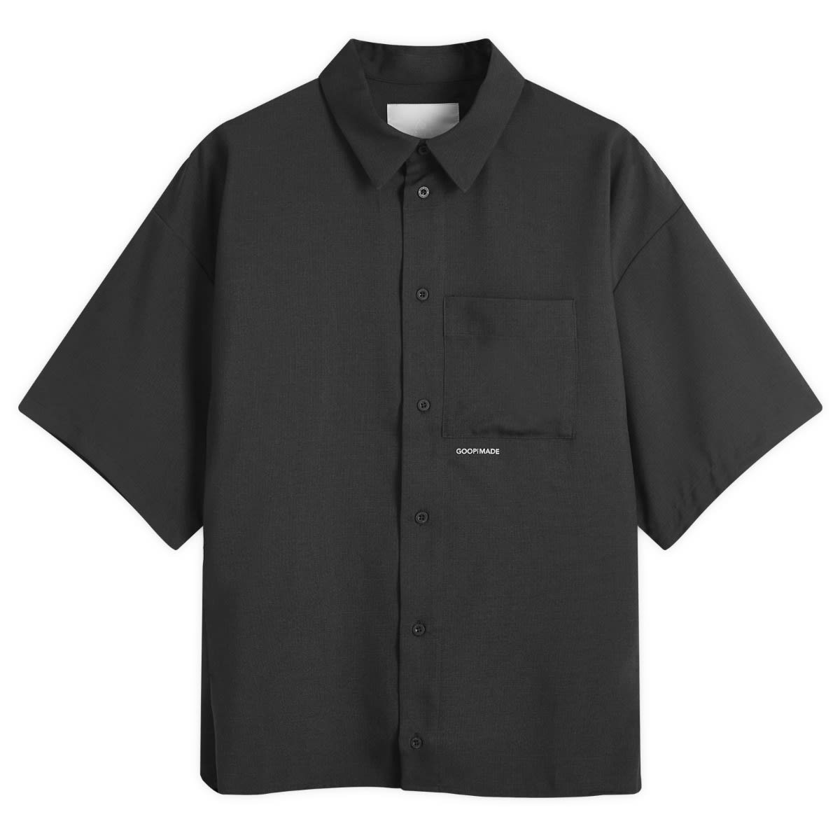 GOOPiMADE Men’s GNV-S1 SOFTBOX Oversized Strap Shirt Shadow