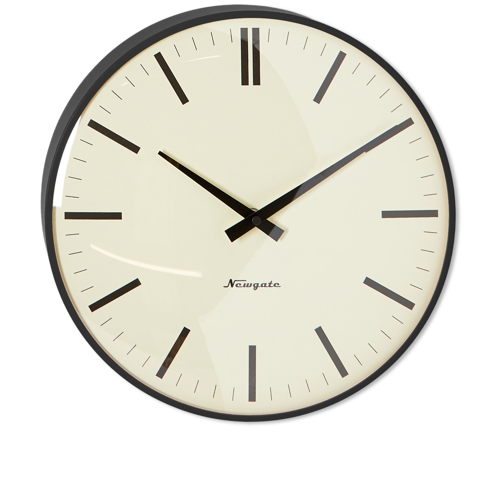 Newgate Clocks Radio City Bowery Dial Wall Clock Black END. (GB)