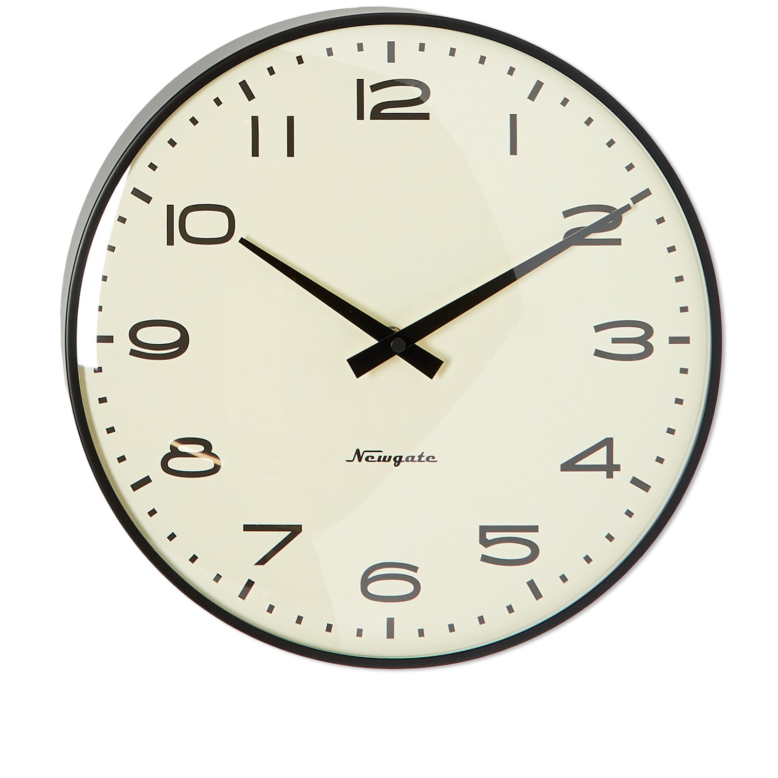 Newgate Clocks Radio City Harlem Dial Wall Clock Black END.
