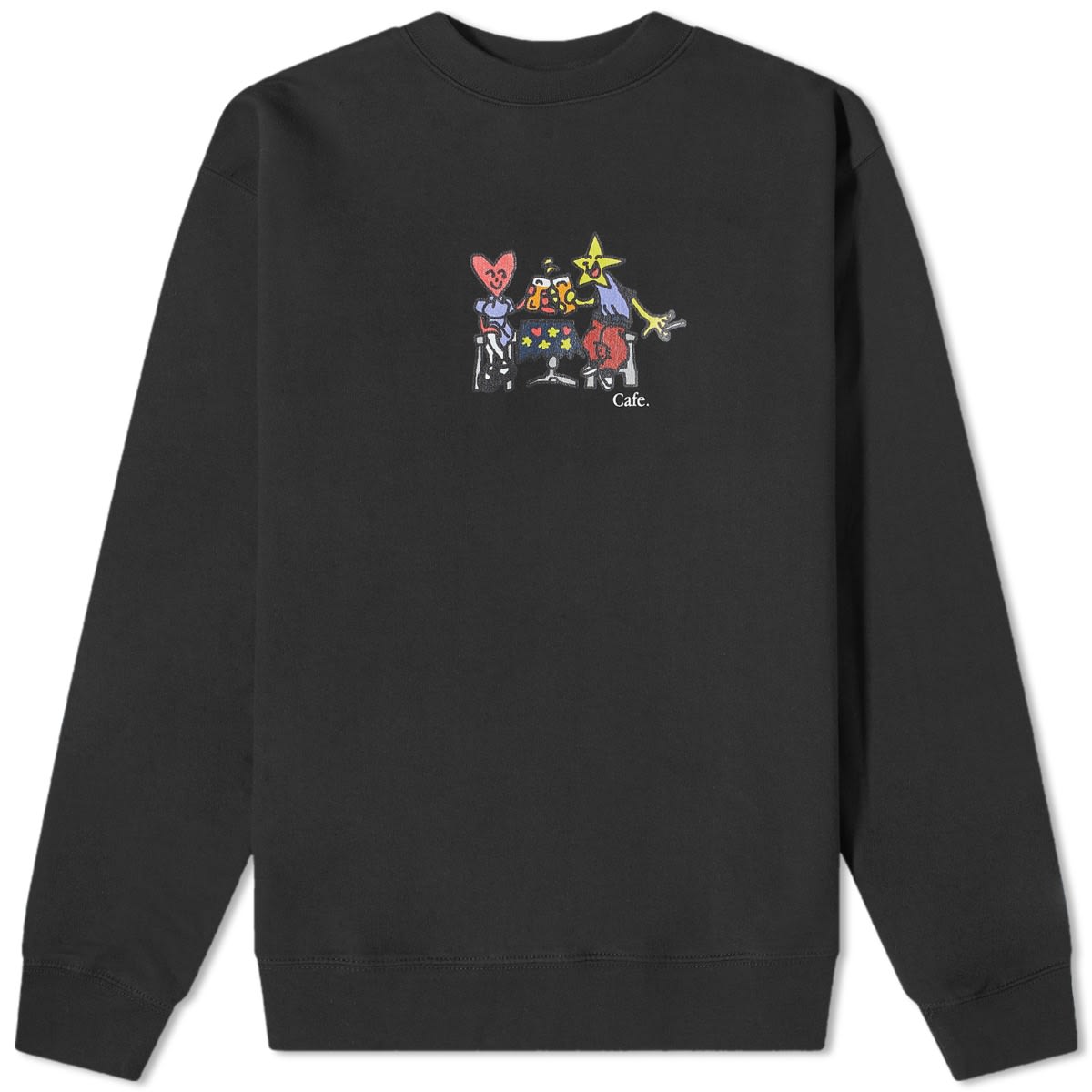 Skateboard Cafe Cheers Crew Sweat Black END. (GB)
