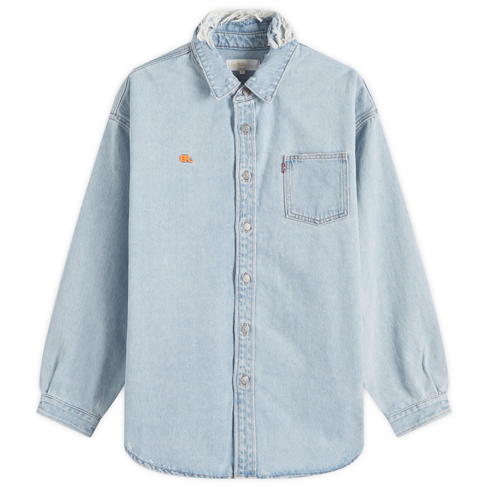 ERL x Levis Overshirt Blue | END. (US)