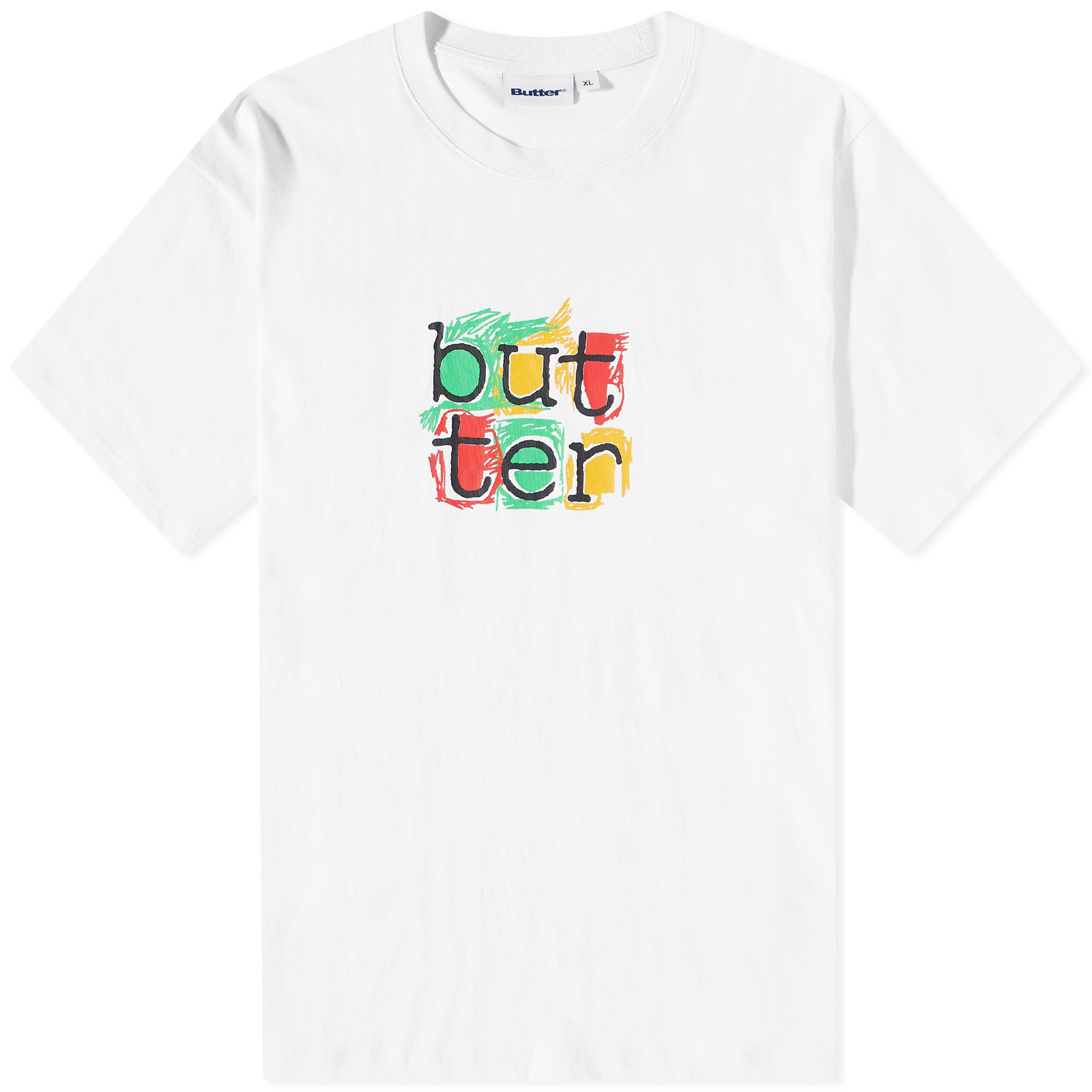 Butter Goods Scribble Tシャツ 半袖 4色 送料込み バターグッズ Tシャツ BUTTER GOODS SCRIBBLE TEE 半袖T