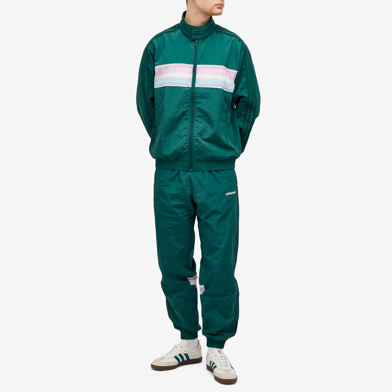 adidas Originals Adidas Original 80S Woven Track Top In