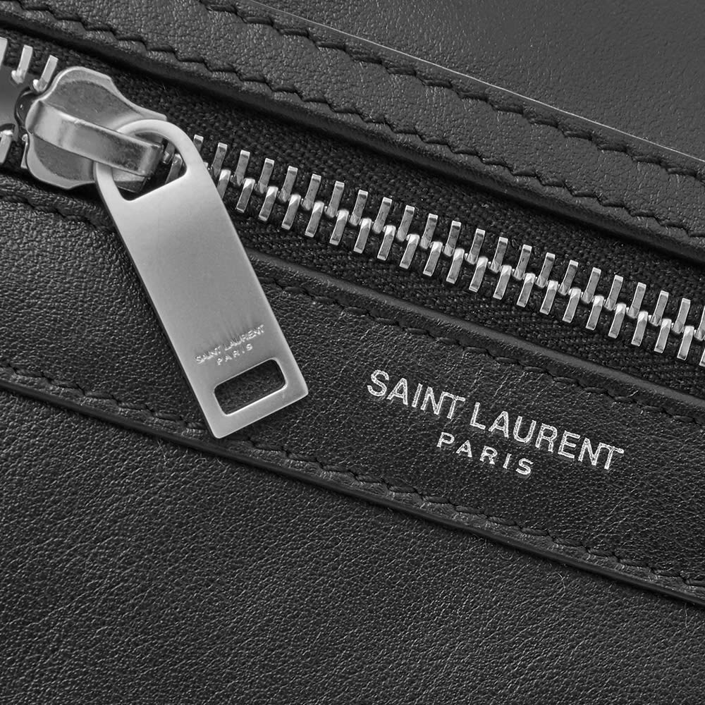 Saint Laurent City Pouch Leather CrossBody Bag Black END. (US)