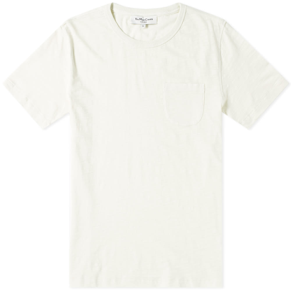 YMC Wild Ones Pocket Tee Ecru | END.