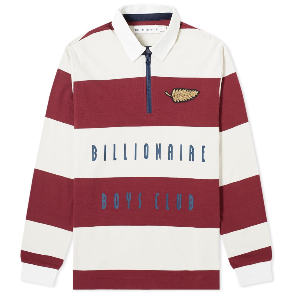 Billionaire Boys Club Striped Zip Rugby Shirt Billionaire Boys Club Striped Zip Rugby Shirt