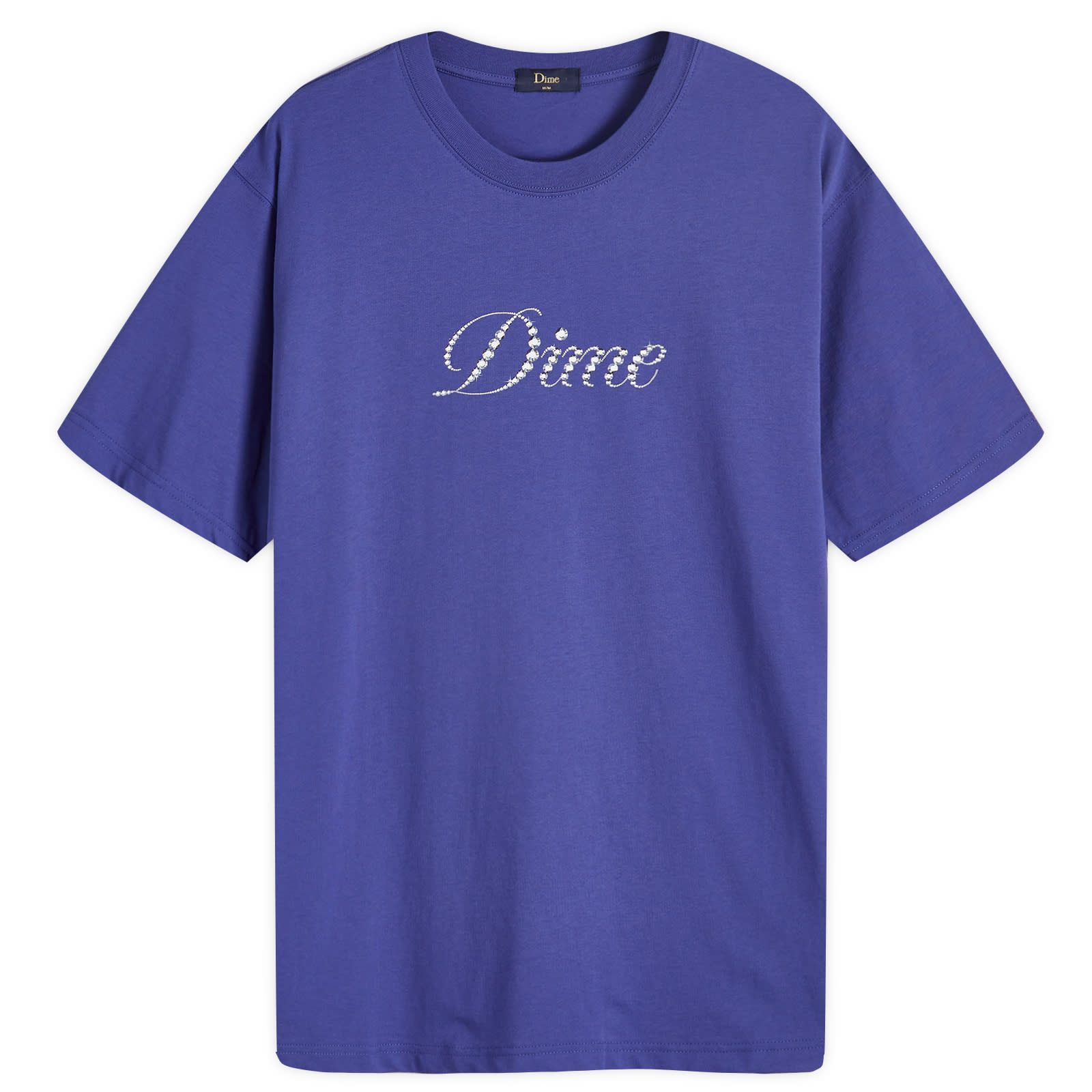 Dime Icy Cursive T-Shirt Indigo | END. (AR)