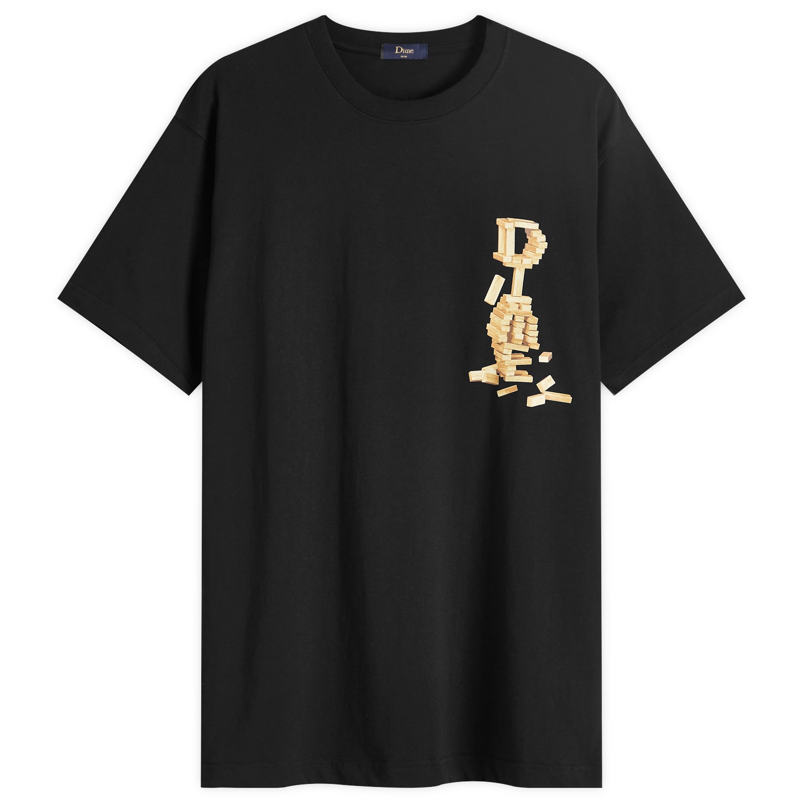 【DIME】DIME Blocks T-Shirt / Black Dime Blocks T-Shirt Black| Preduce Skateboards