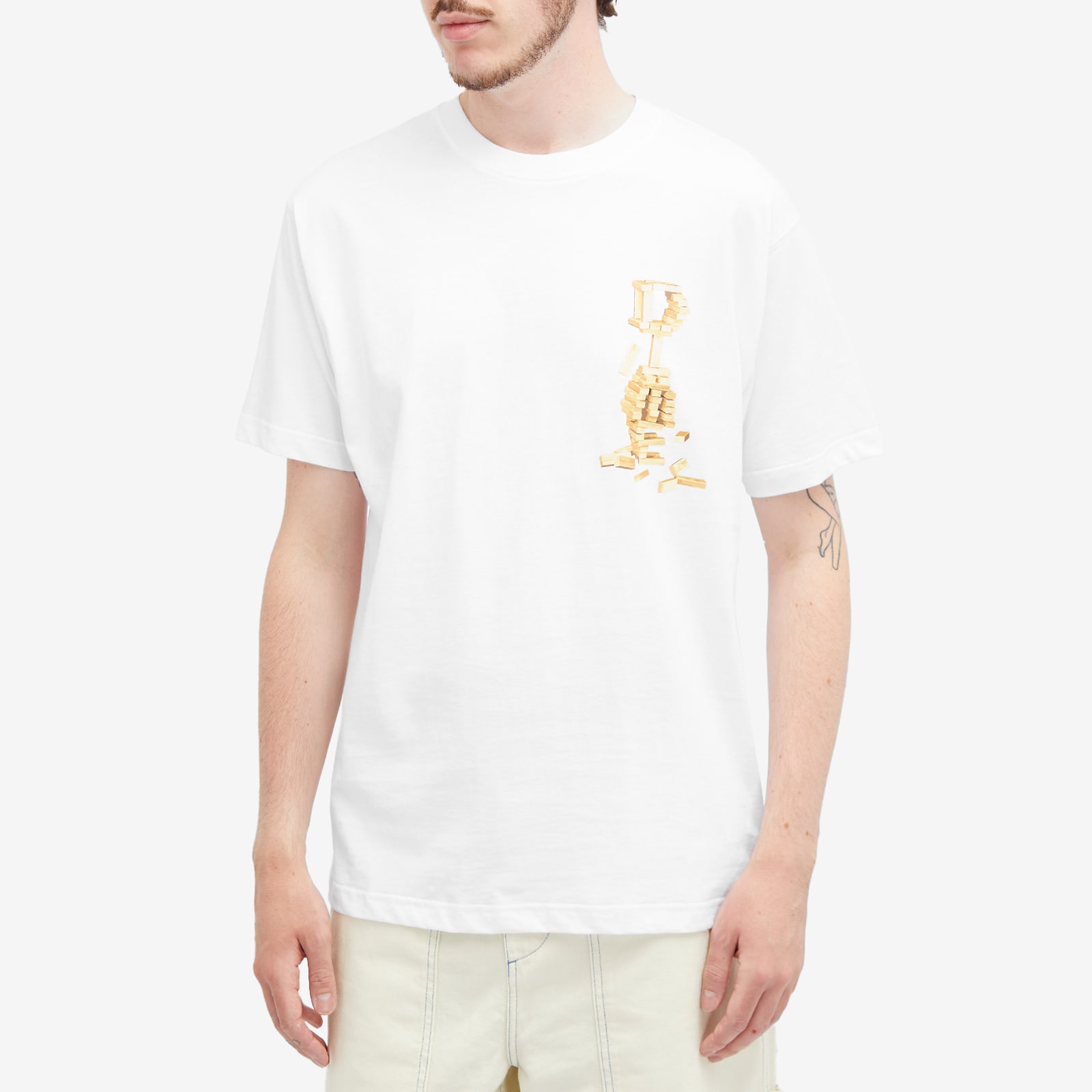 【DIME】DIME Blocks T-Shirt / White Dime Blocks Tee White | Rose Street Skateshop
