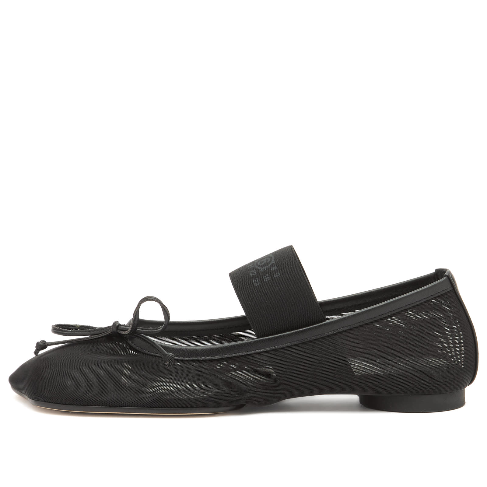 フラットシューズ MM6 Maison Margiela S59WZ0101.P7138 Ballerinas MM6 Maison Margiela Anatomic Numeric Ballerinas (Bleached