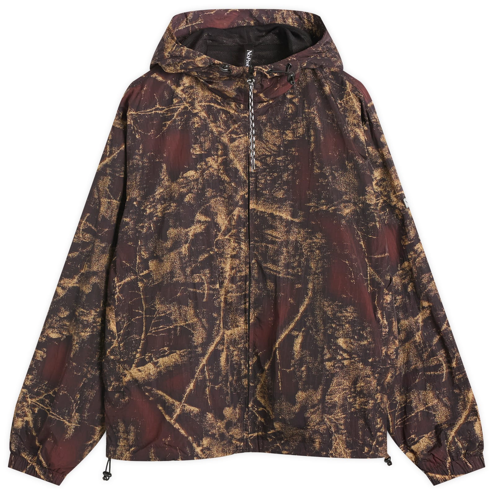 No Problemo — No Problemo Men's Forest Glitch Nylon Jacket in Camo, Size Small
