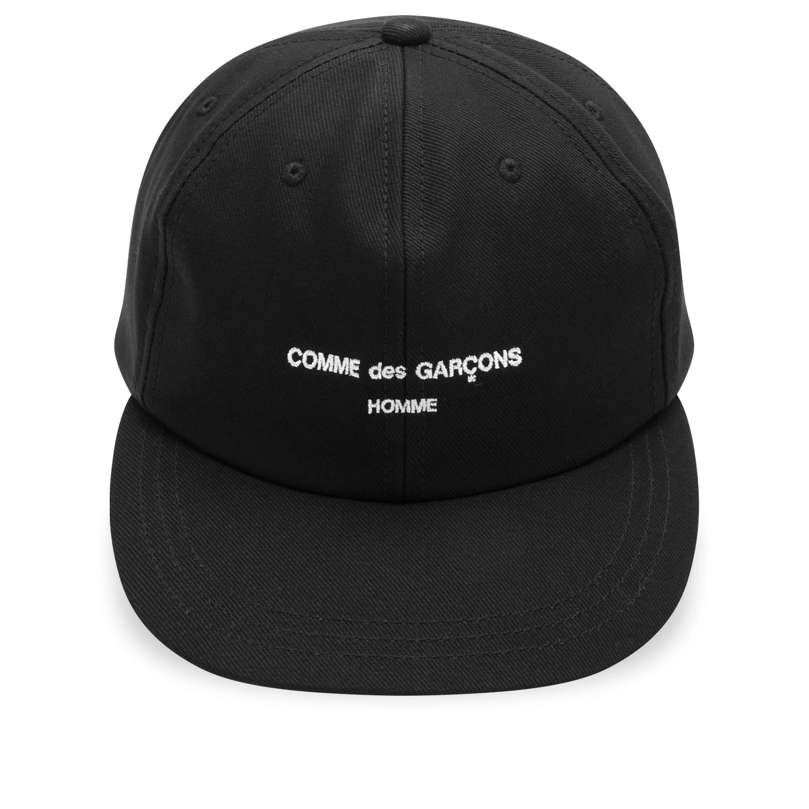 Comme des Garçons Homme Men's Logo Cap Black | HN-K601-051-1