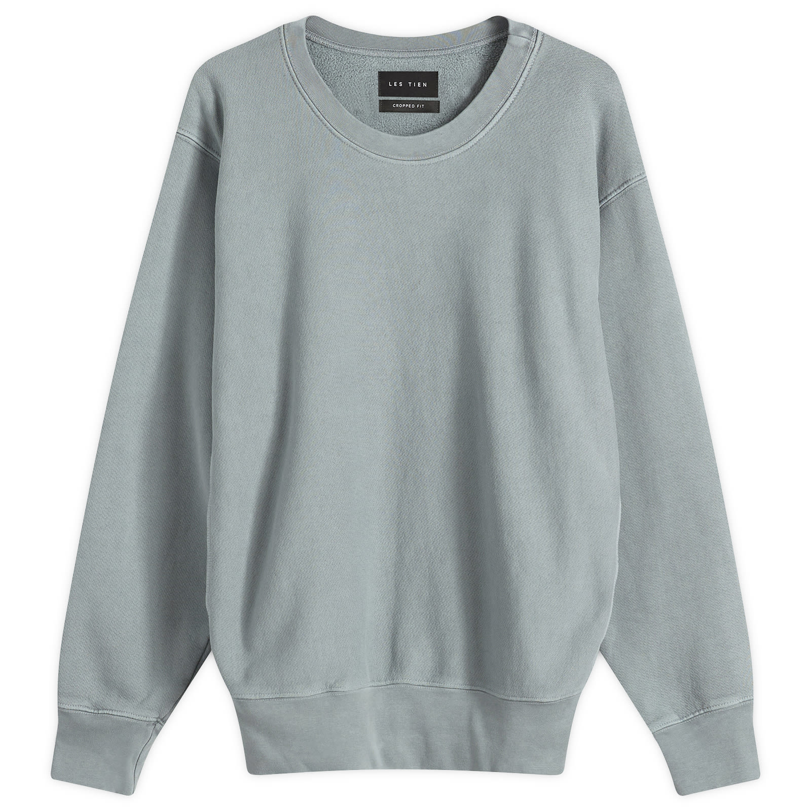 Les Tien Men’s Heavyweight Crew Washed Slate Grey