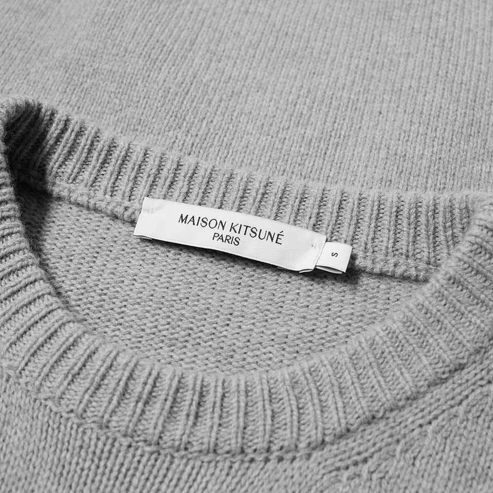Maison Kitsuné Big Fox Head Pullover Grey | END. (US) Maison Kitsuné Big Fox Head Pullover Grey | END. (US)