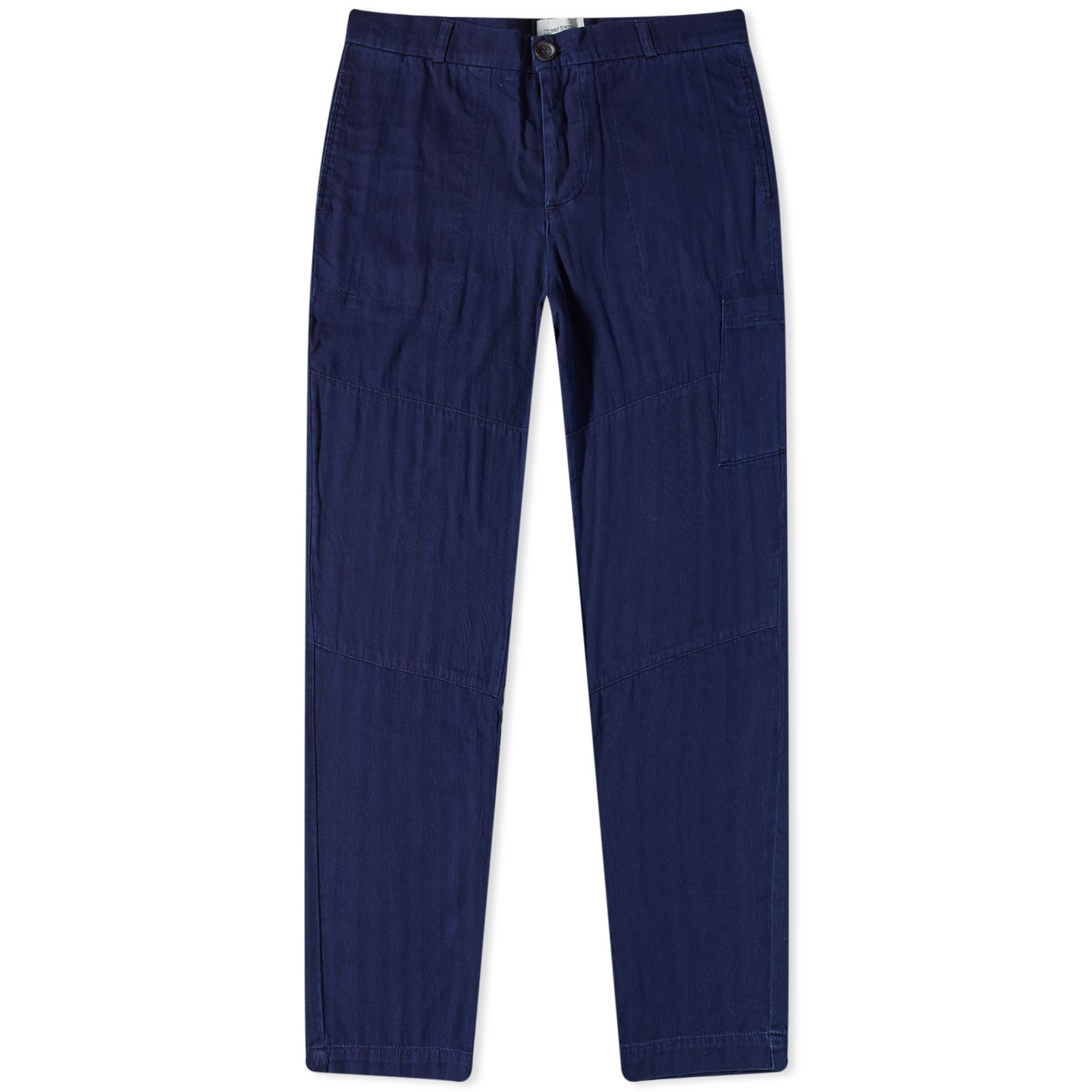 Oliver Spencer Men's Judo Trousers Indigo Blue Large