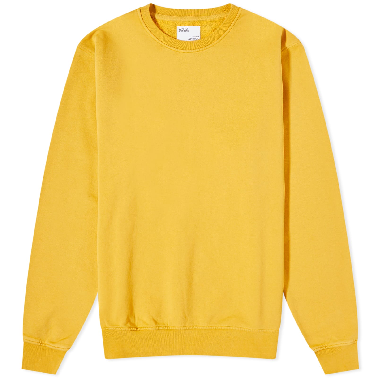 Colorful Standard Men's Classic Organic Crew Sweat Burned Yellow 2XL