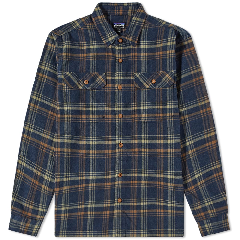 Patagonia Fjord Flannel Shirt New Navy 