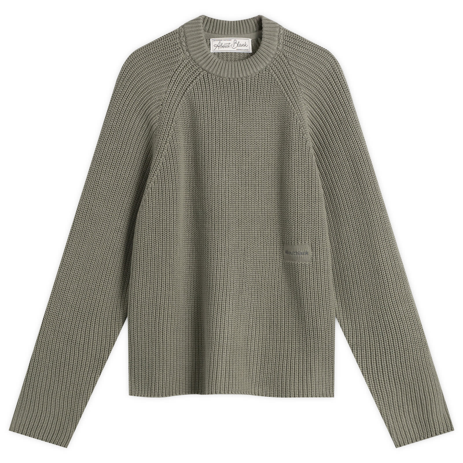 about:blank Men’s Rib Mock Neck Crew Sage