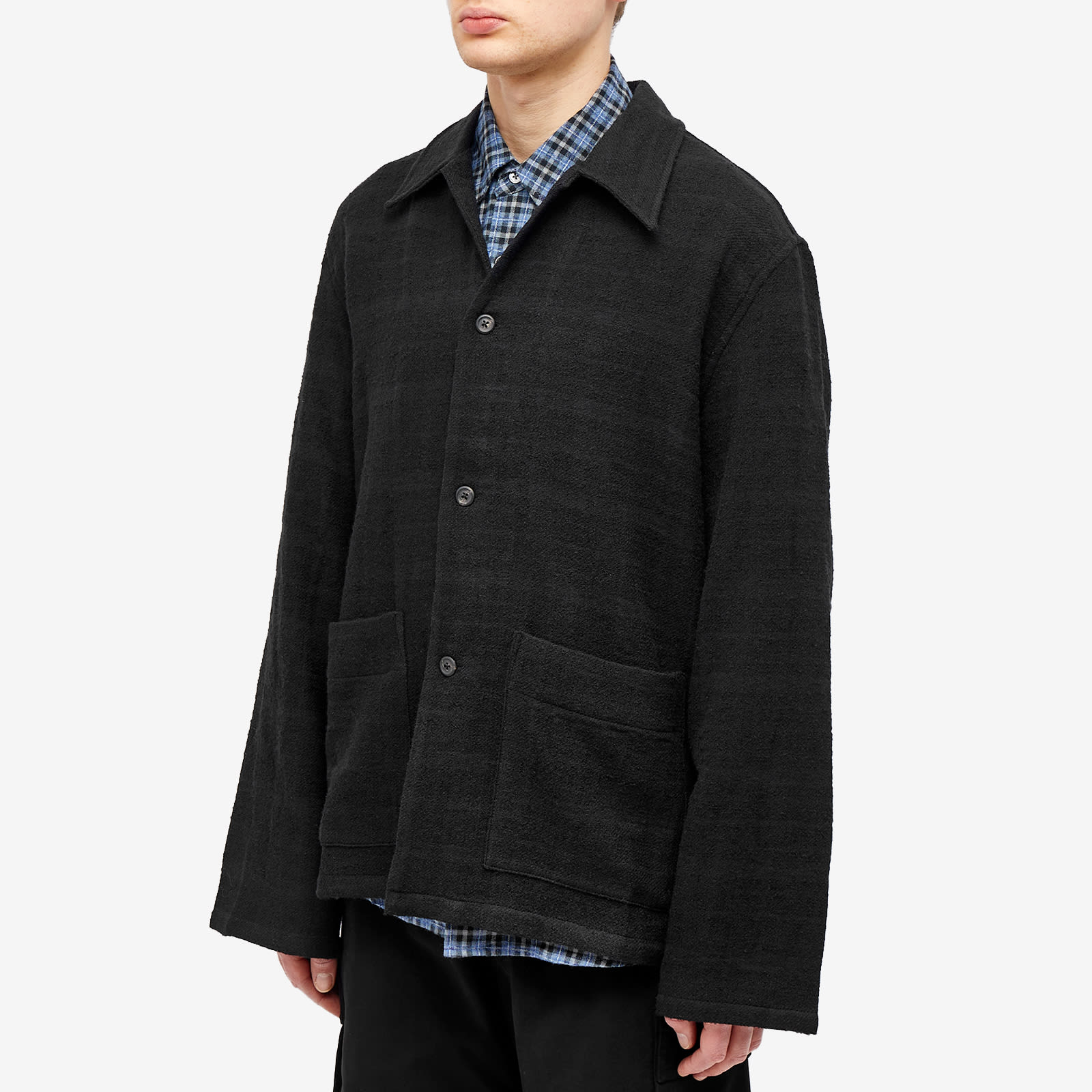Our Legacy Men's Haven Jacket Black Pankow Check | M4236HBP