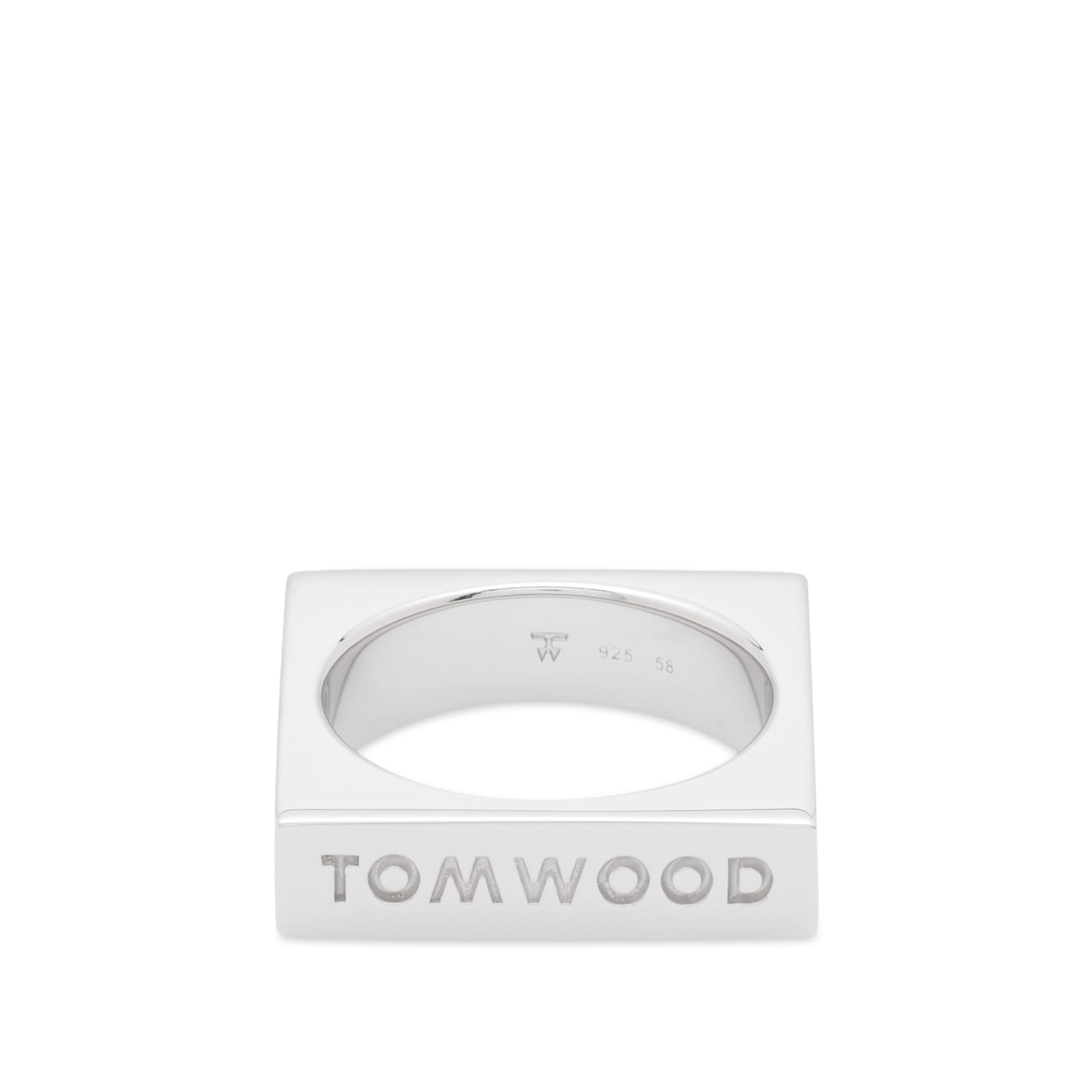 Tom Wood Men’s Square Ring Silver