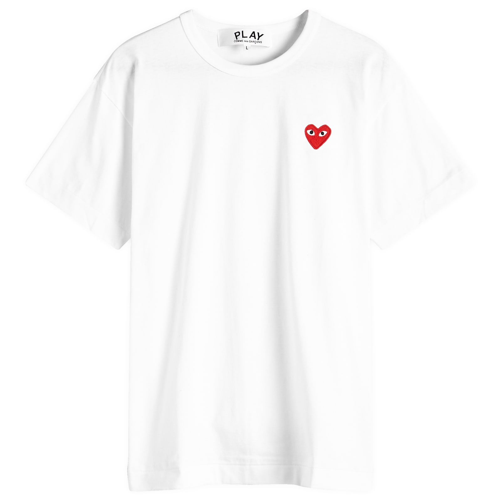 Tシャツ・カットソー COMME DES GARCONS PLAY T-shirt basic in cotone 12425337_54907460_600.jpg