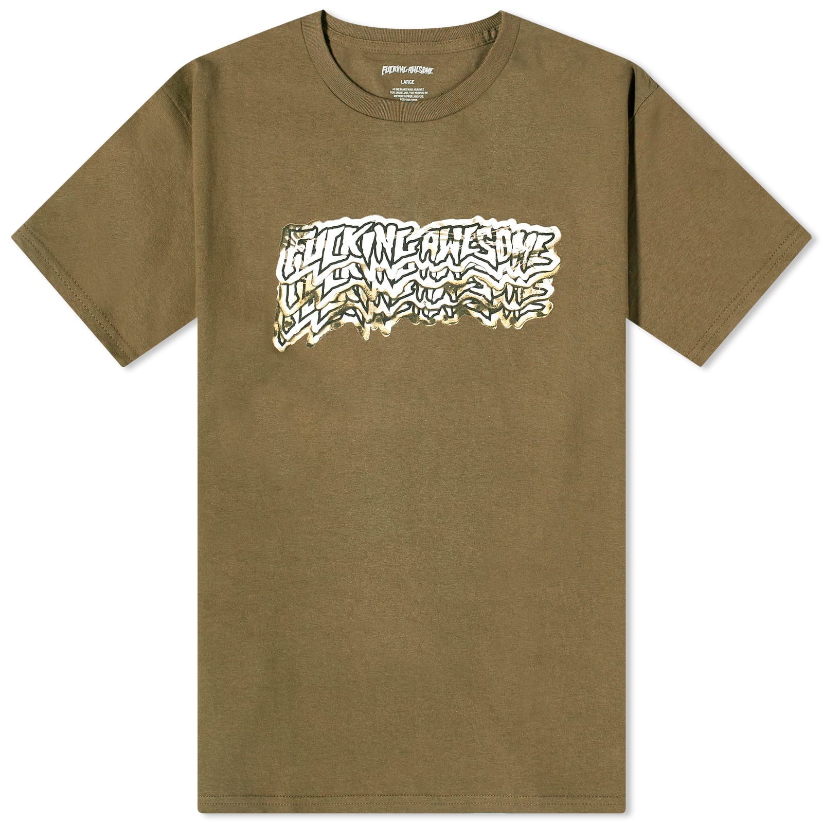 【FUCKING AWESOME】BURNT STAMP TEE / BLACK 2025_FA_Summer_GraphicDetail_C