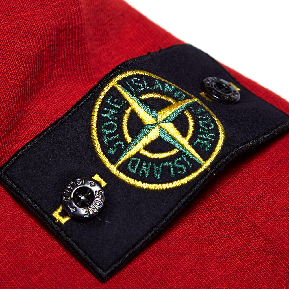 Washed Garment Dyed Crew Sweat Scarlet 