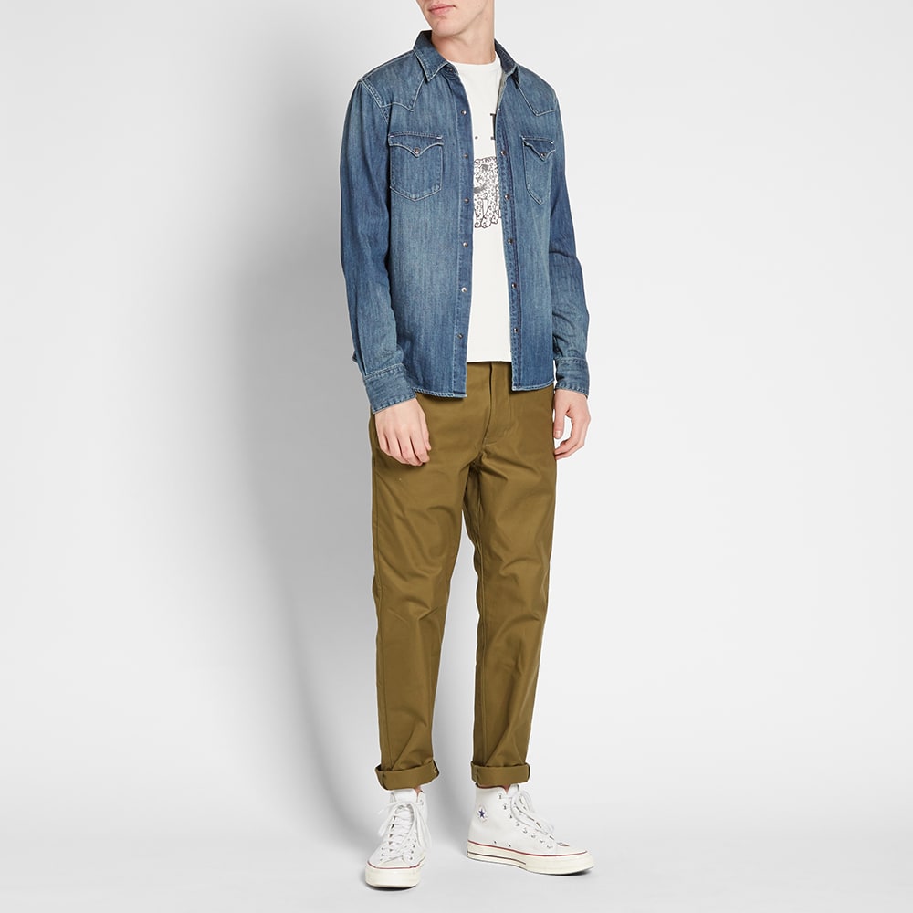 Edifice Western Denim Shirt Blue | END. (US)