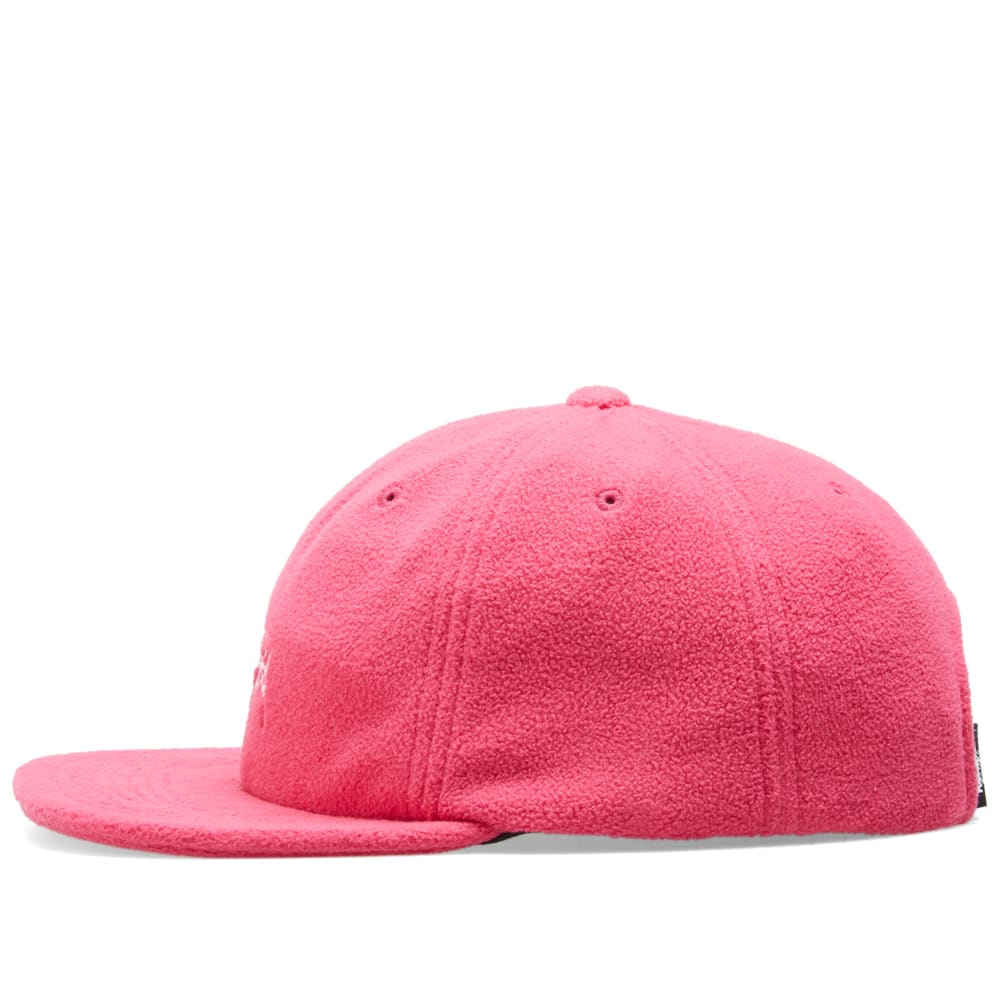 Shop Stussy Smooth Stock Polar Fleece Cap In Pink