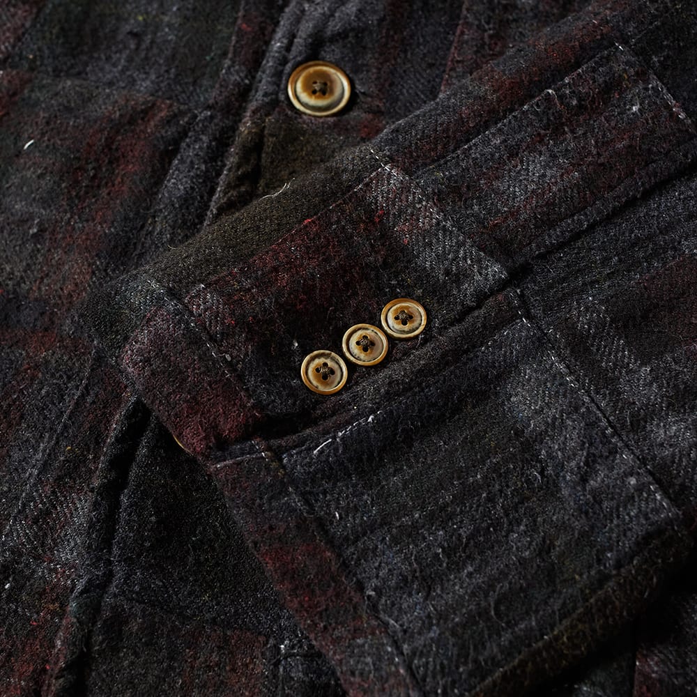 Corridor Deadstock Patchwork Blazer Overdyed Black END.