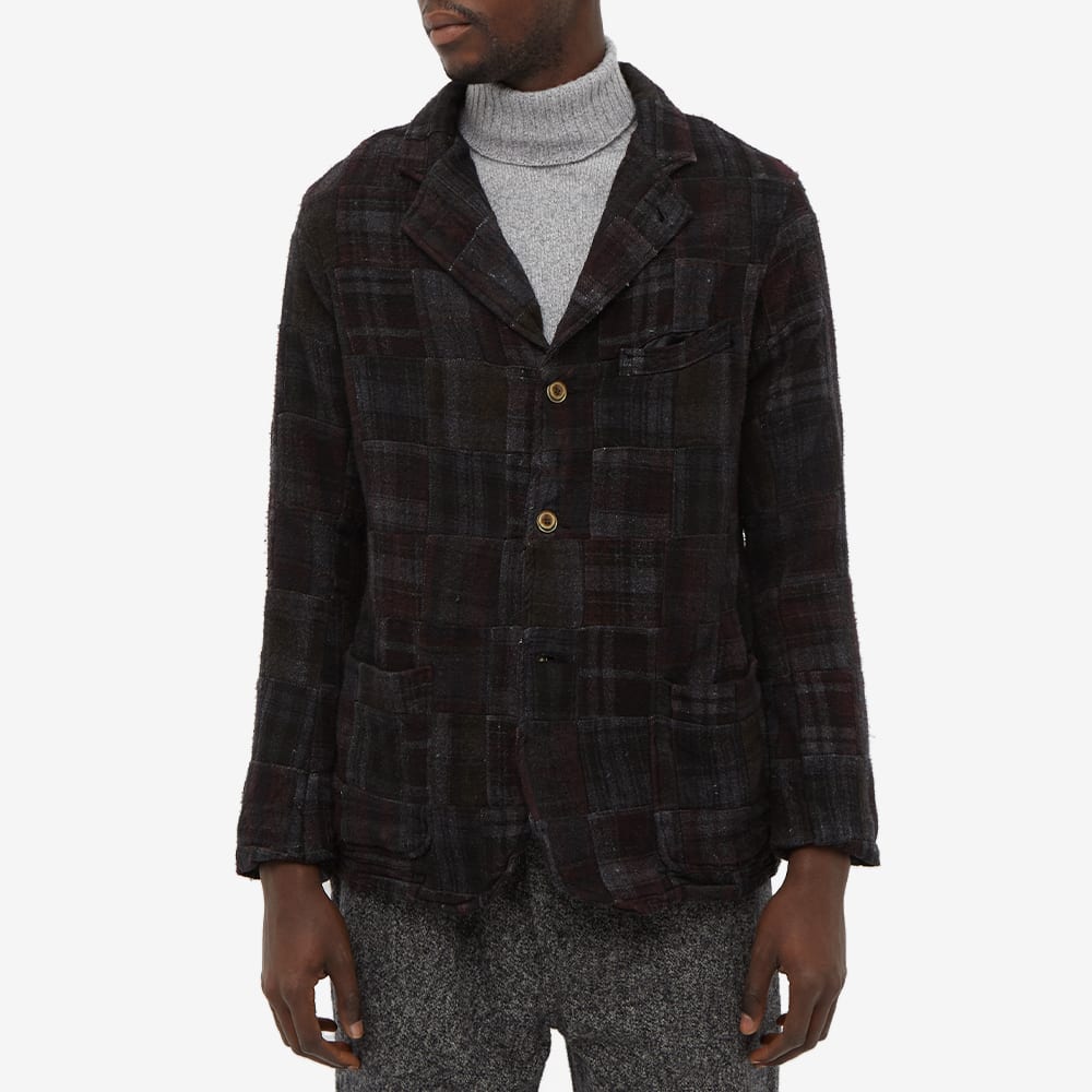 Corridor Deadstock Patchwork Blazer Overdyed Black END. (TW)
