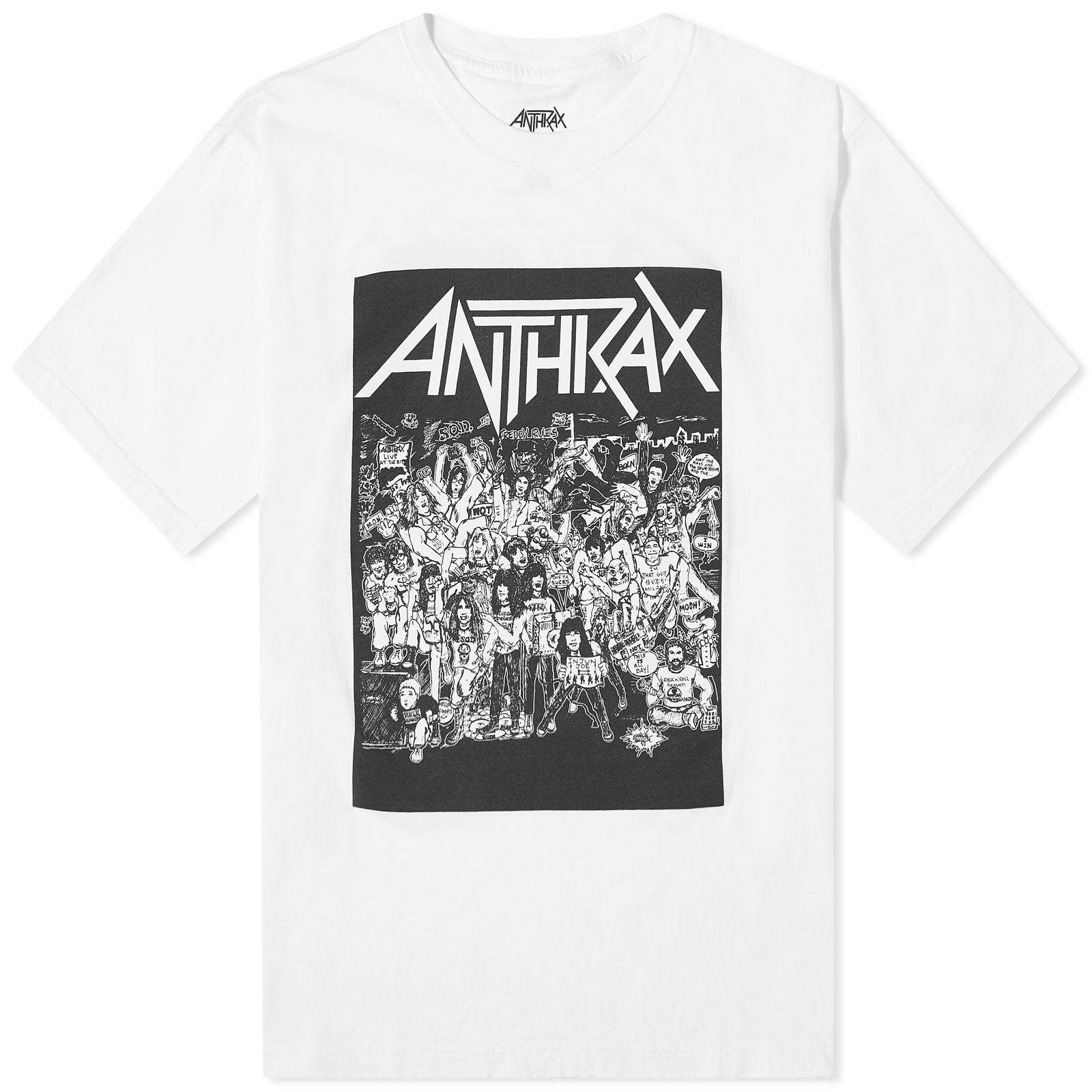【NEIGHBORHOOD】Anthrax No Frills Tシャツ Neighborhood Anthrax No Frills T-Shirt White | END. (US)