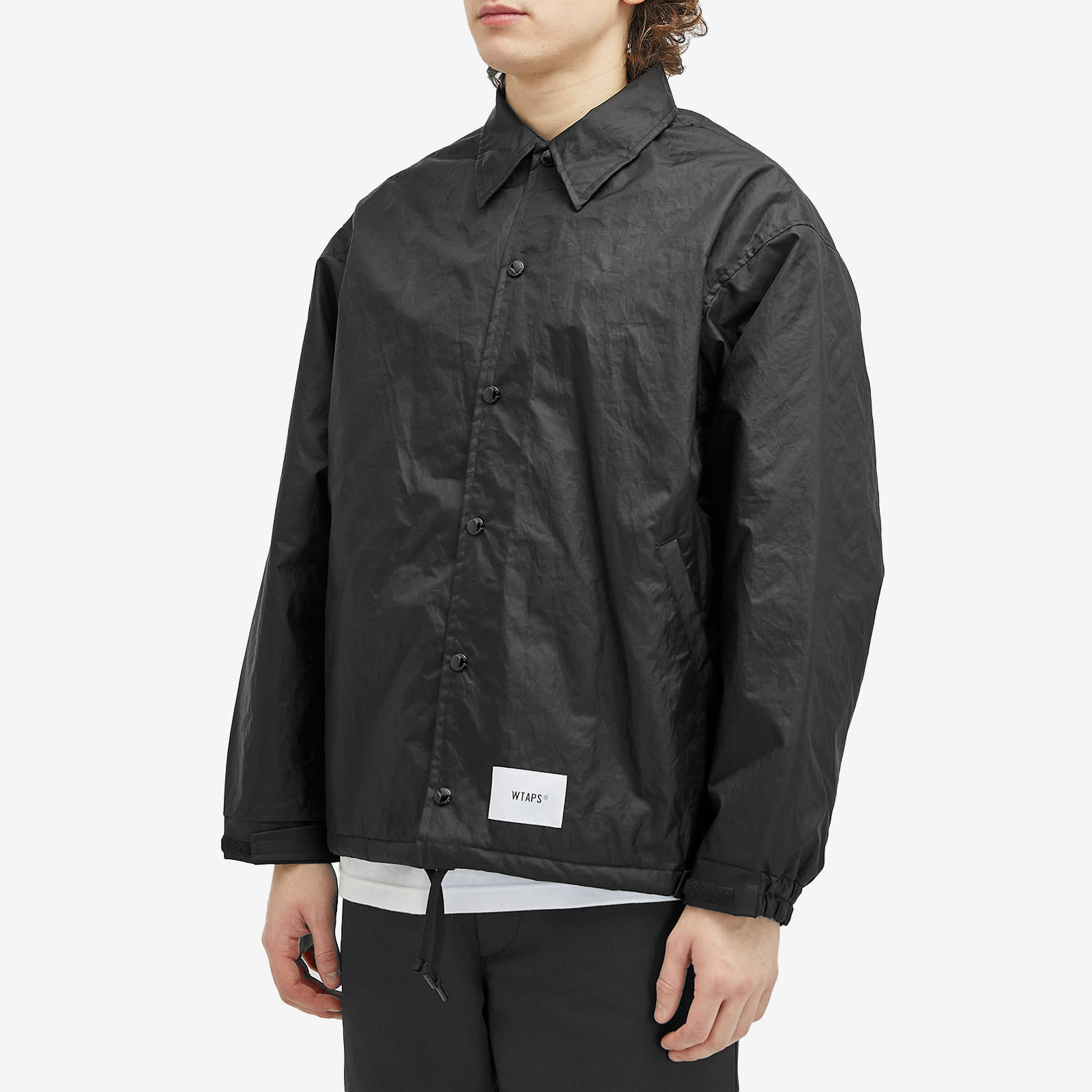 WTAPS Men's 07 Boa Lined Coach Jacket Black - Curated Menswear