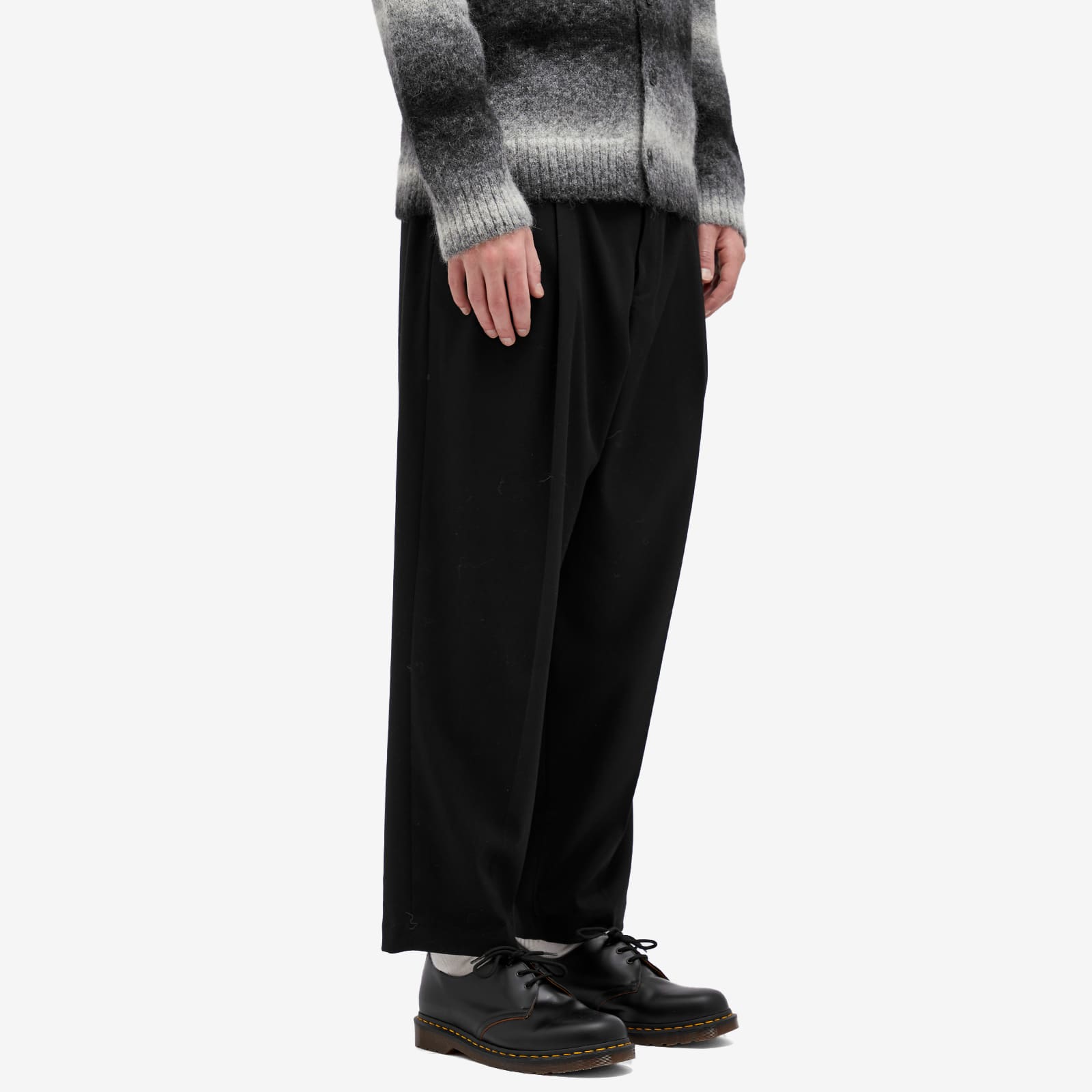 Neighborhood Men's Two Tuck Pants Black - Curated Menswear