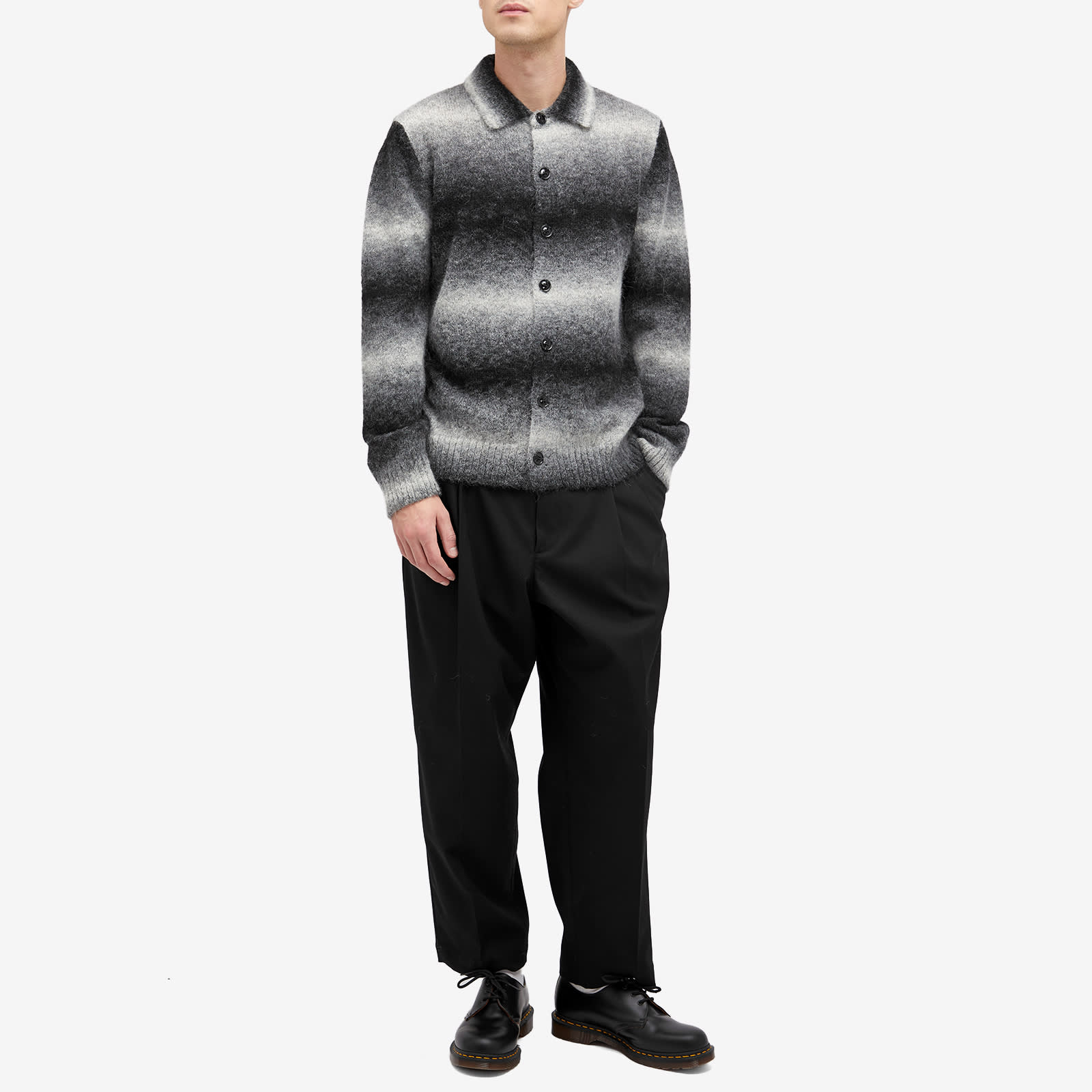 Neighborhood Men's Two Tuck Pants Black - Curated Menswear