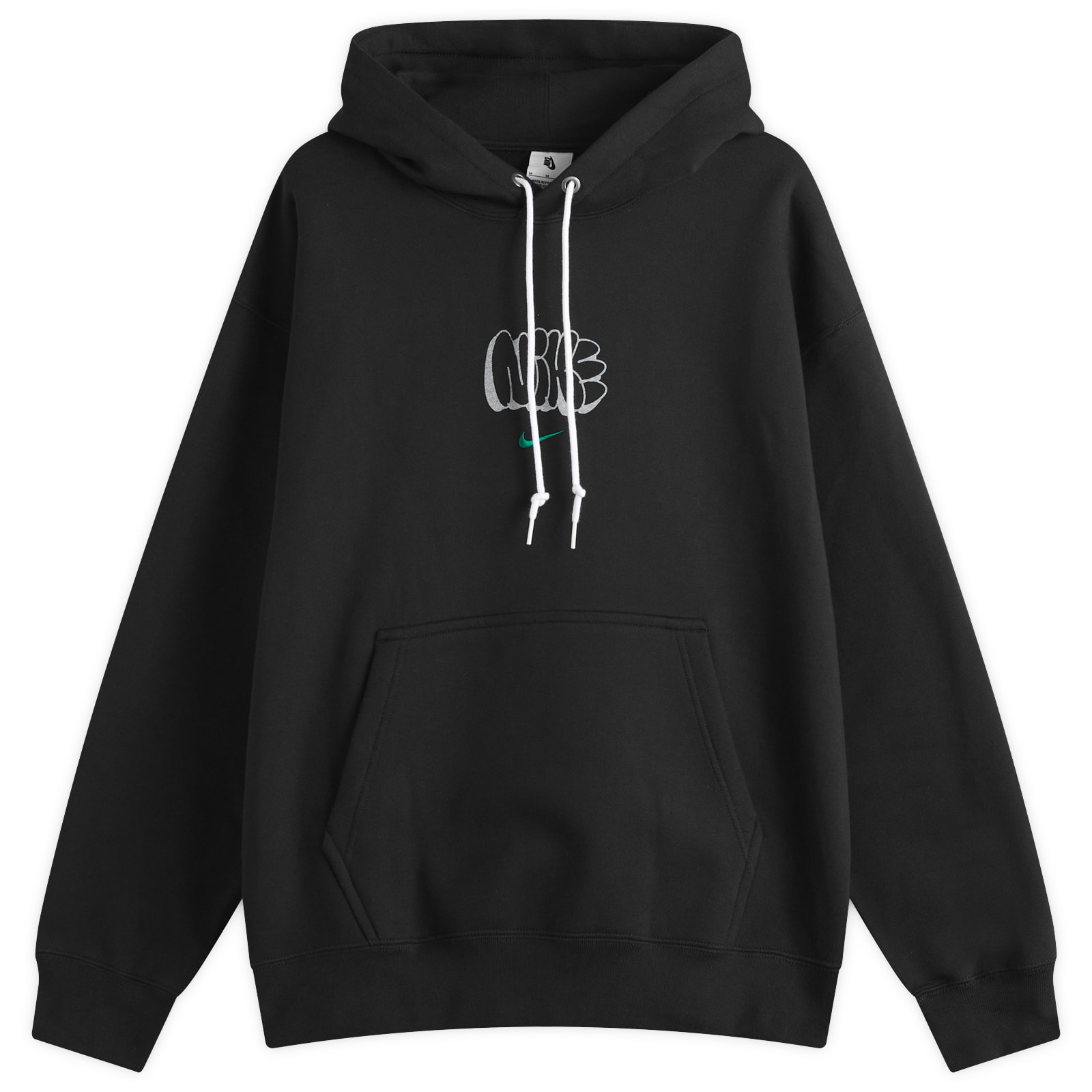 Nike Solo Fleece Hoodie Black & Malachite | END. (TW)