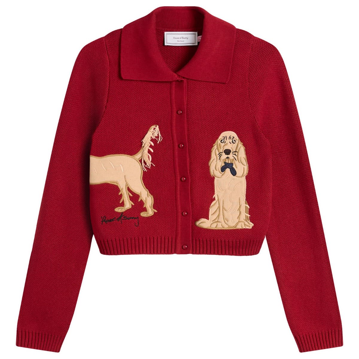 House Of Sunny Women's Lady Tripper in Ruby Red, Size UK 6 